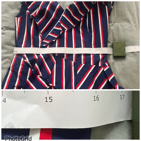 Alice + Olivia Collegiate Striped Dress - Picture 5 of 8